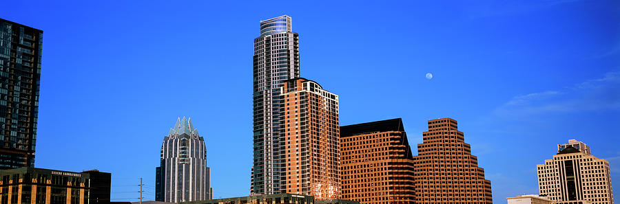 Architecture Photograph - Low Angle View Of Skyscrapers, Austin #1 by Panoramic Images