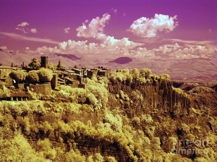 Lubriano, Italy, Infrared Photo #1 Photograph by Tim Holt