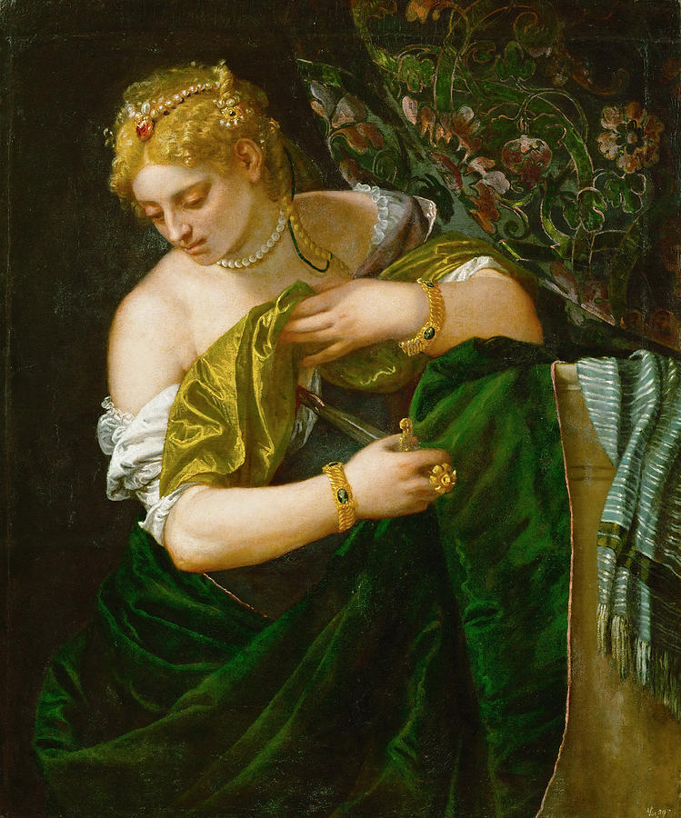 Lucretia Painting by Paolo Veronese