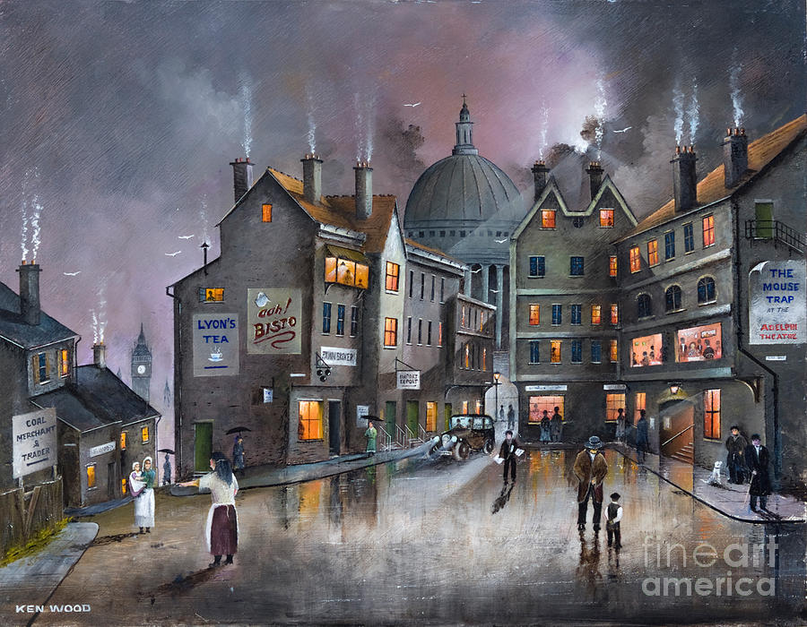 Ludgate Hill, London - England Painting by Ken Wood