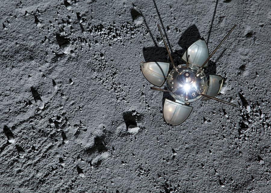Luna 9 Landing Capsule #1 Photograph by Detlev Van Ravenswaay