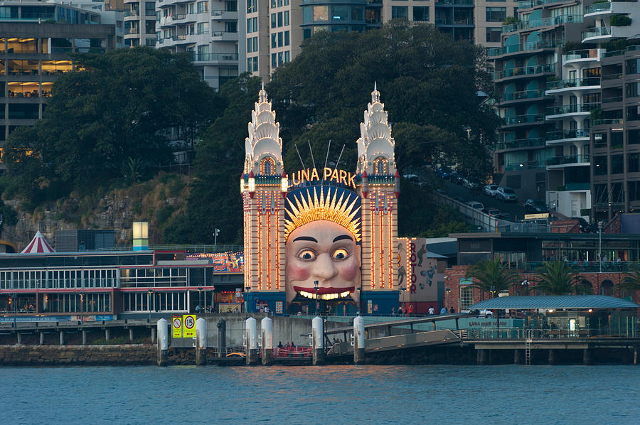 Luna Park On Milsons Point, Sydney, New #1 Photograph by Panoramic Images