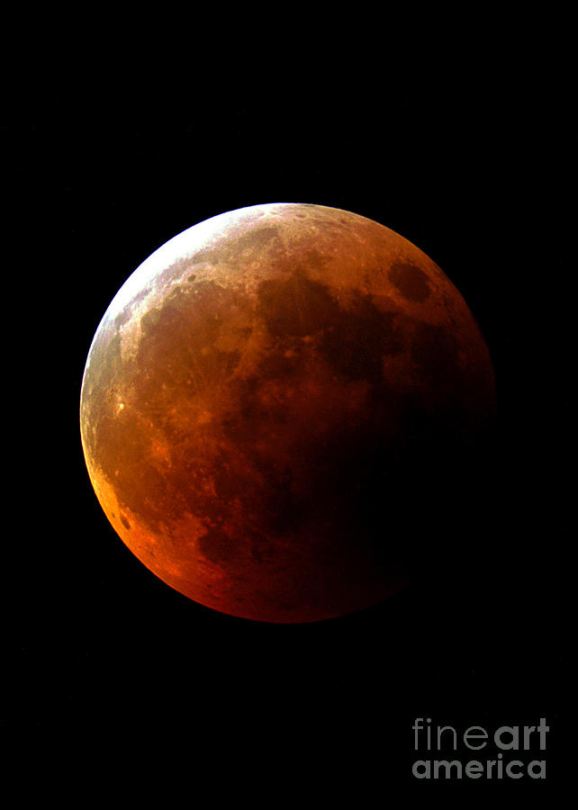 Lunar Eclipse #1 Photograph by John Chumack