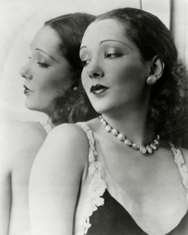 Lupe Velez By A Mirror #1 by Irving Chidnoff