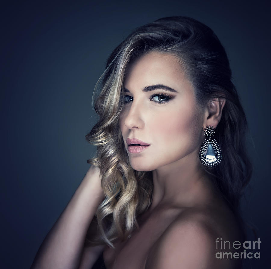 Luxury Model Portrait Photograph By Anna Om
