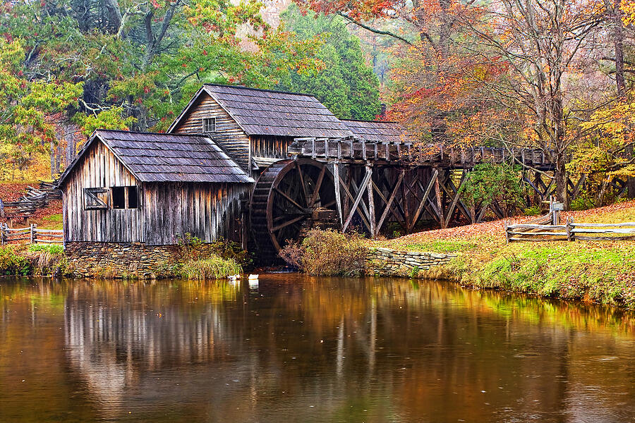Mabry Grist Mill 1 Photograph by Marcia Colelli