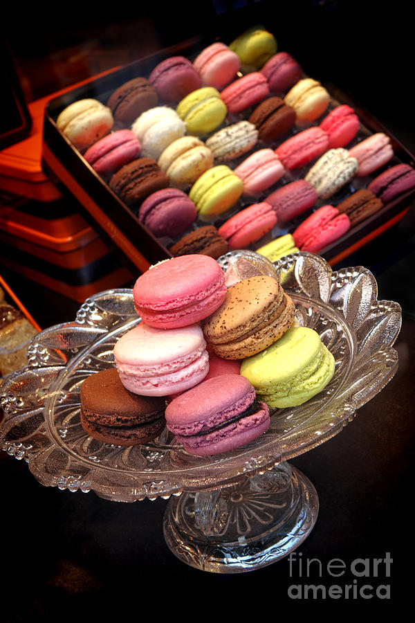 Cake Photograph - Macaroons #1 by Olivier Le Queinec