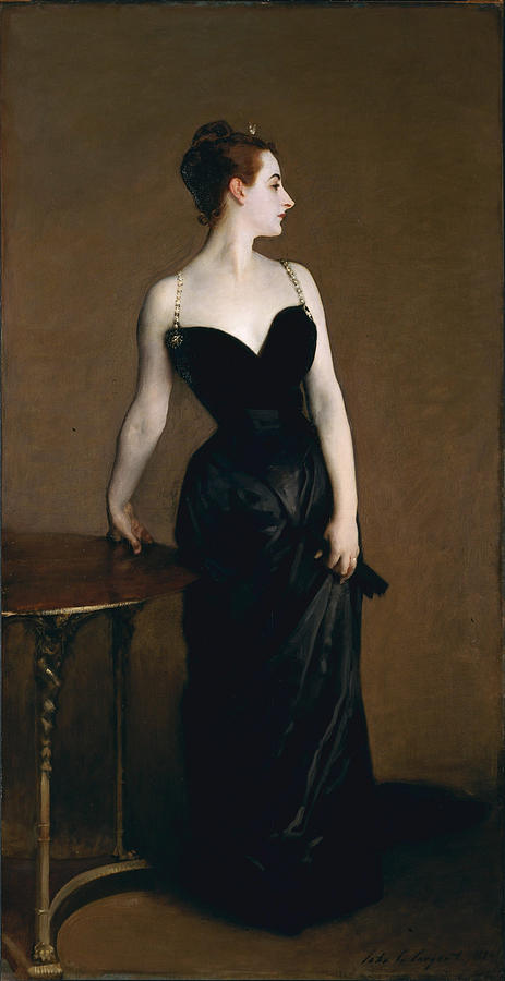John Singer Sargent Painting - Madame X. Madame Pierre Gautreau #3 by John Singer Sargent