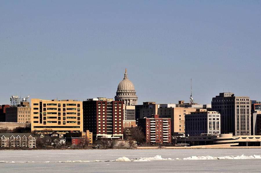 Madison Skyline Photograph by Larry Jones