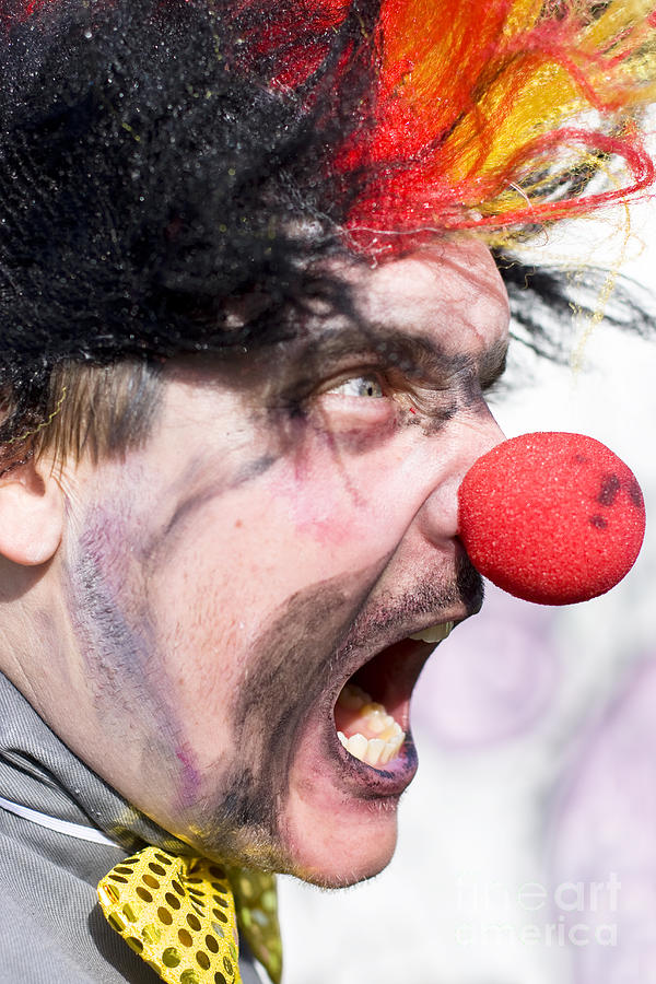 Madness The Clown Photograph by Jorgo Photography