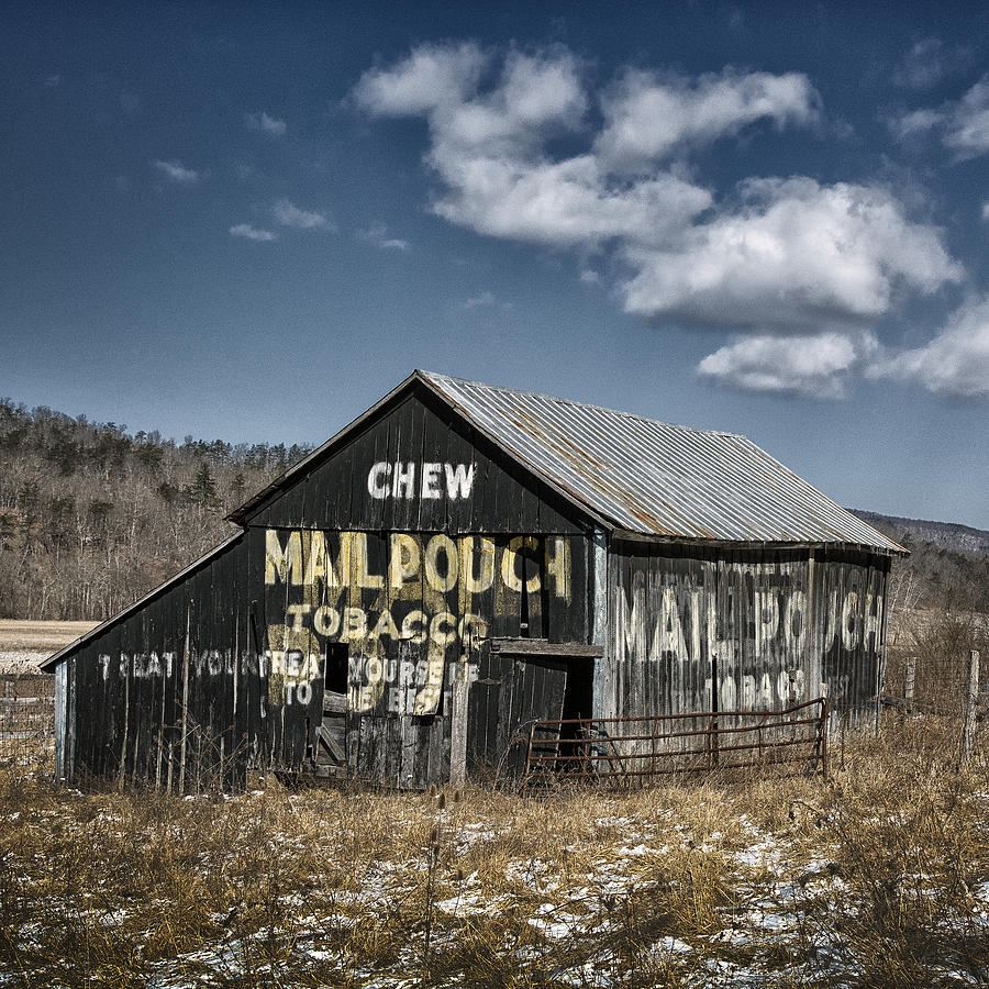 Barn Photograph - Mail Pouch #1 by Robert Fawcett