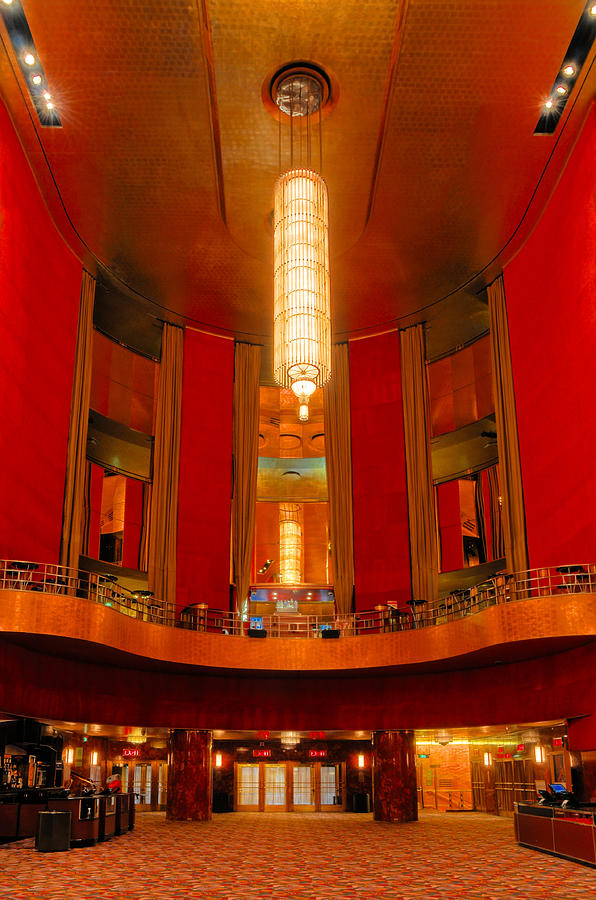 Main Lobby Radio City Music Hall #1 Photograph by Dave Mills