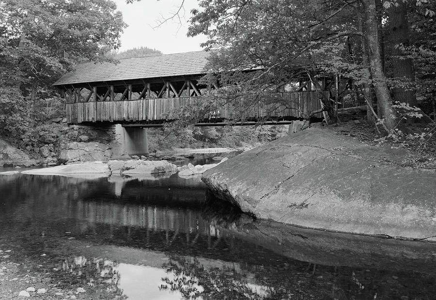 Maine Covered Bridge, 2003 #1 Photograph by Granger