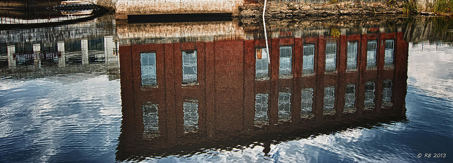 Maine Mill Reflections Photograph by Richard Bean