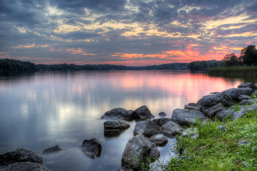 Majestic Lake Sunset #1 Photograph by David Dufresne