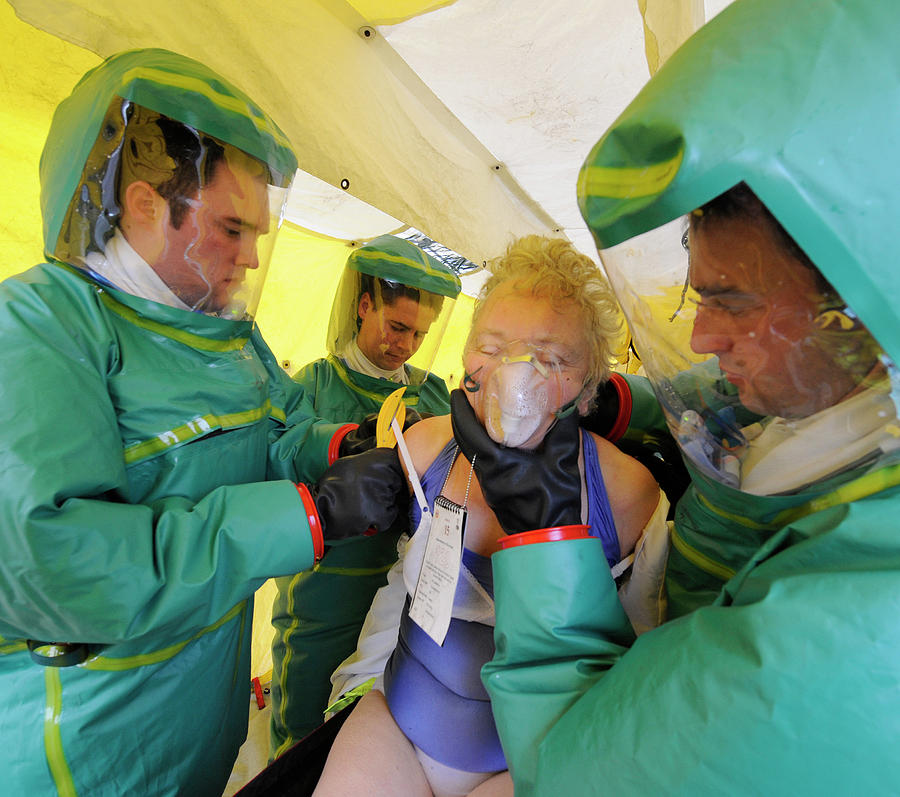 Actor Photograph - Major Emergency Decontamination Training #1 by Public Health England