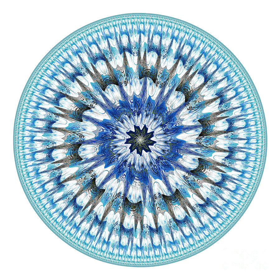 Mandala of peace #1 Digital Art by Martin Capek