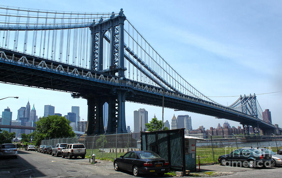 Brooklyn Bridge Photograph - Manhattan Bridge Overpass #1 by Gregory Dyer
