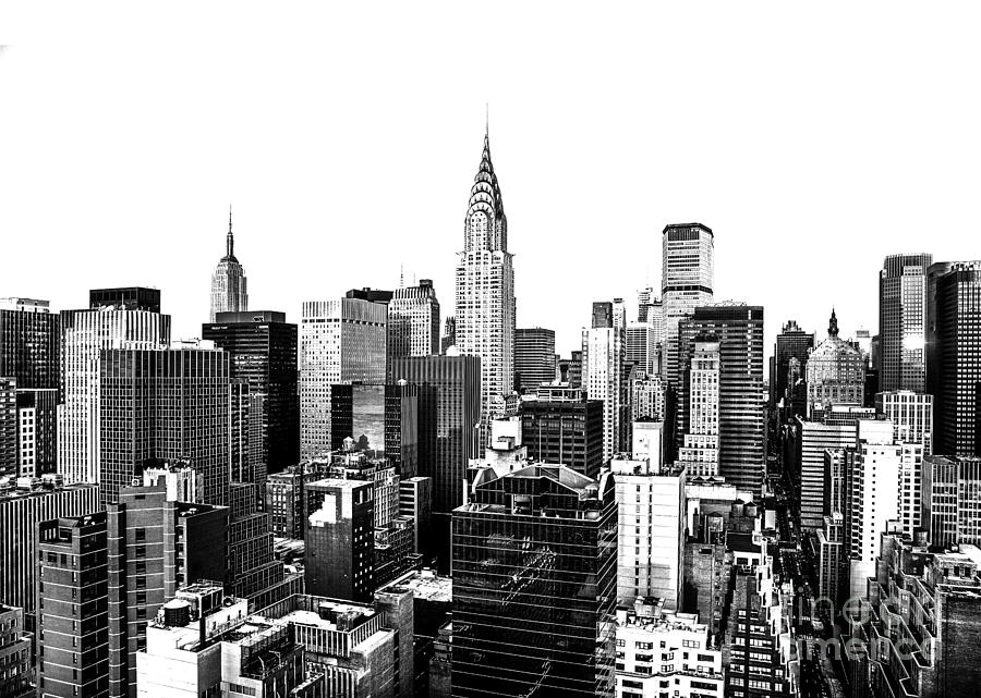 Manhattan Skyline #1 Photograph by Diane Diederich