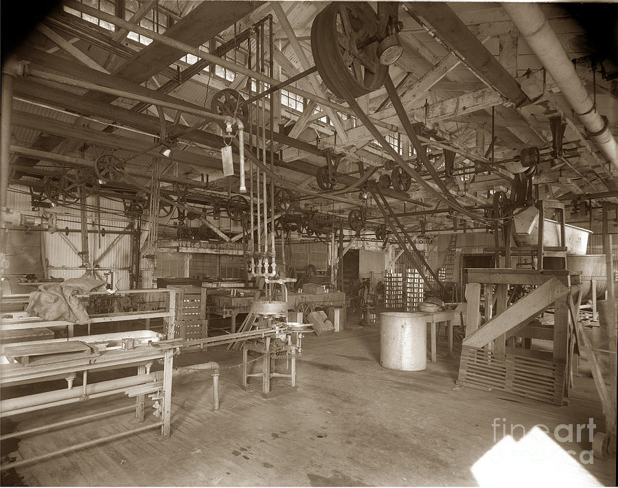 Industry Photograph - Manteca Packing Company California circa 1920 by Monterey County Historical Society