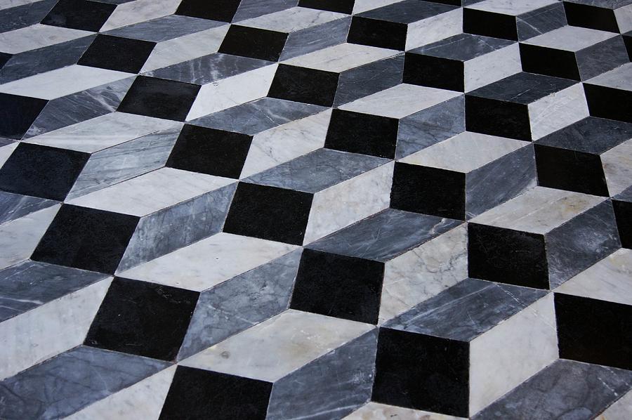 Marble Patterned Floor #1 Photograph by Mark Williamson