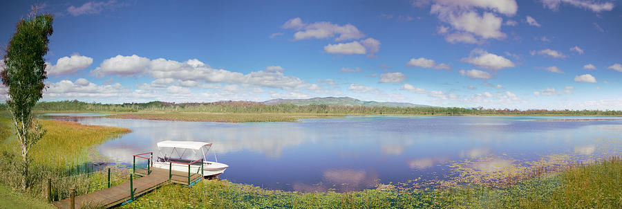 Nature Photograph - Mareeba wetlands panorama #1 by Dirk Ercken