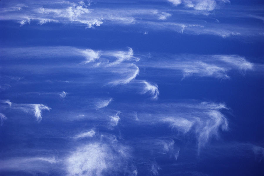 Mares Tail Cirrus Clouds #1 Photograph by A.b. Joyce