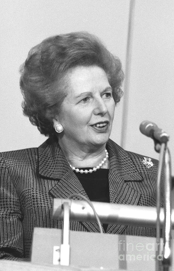 Margaret Thatcher #1 Photograph by David Fowler