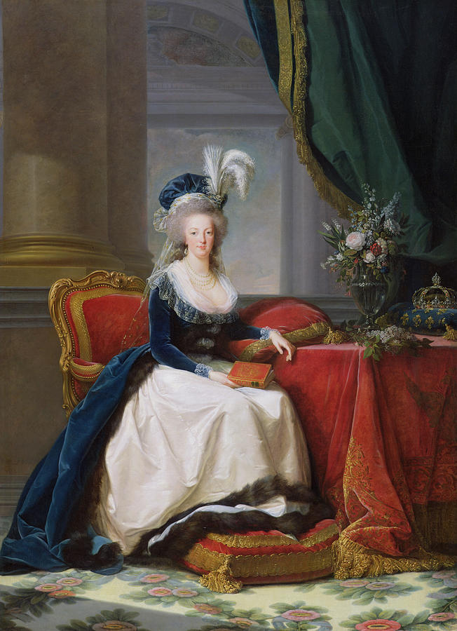Queen Painting - Marie Antoinette by Elisabeth Louise Vigee-Lebrun