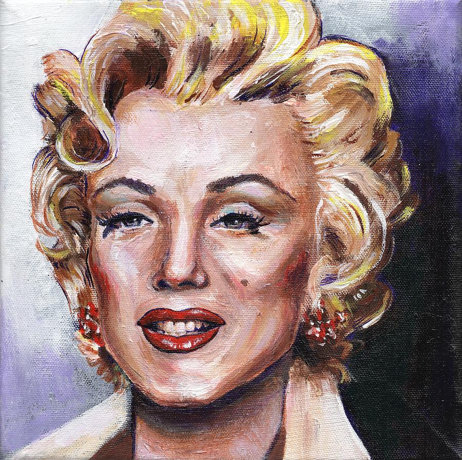 Marilyn Monroe Painting By Charles Bickel - Fine Art America