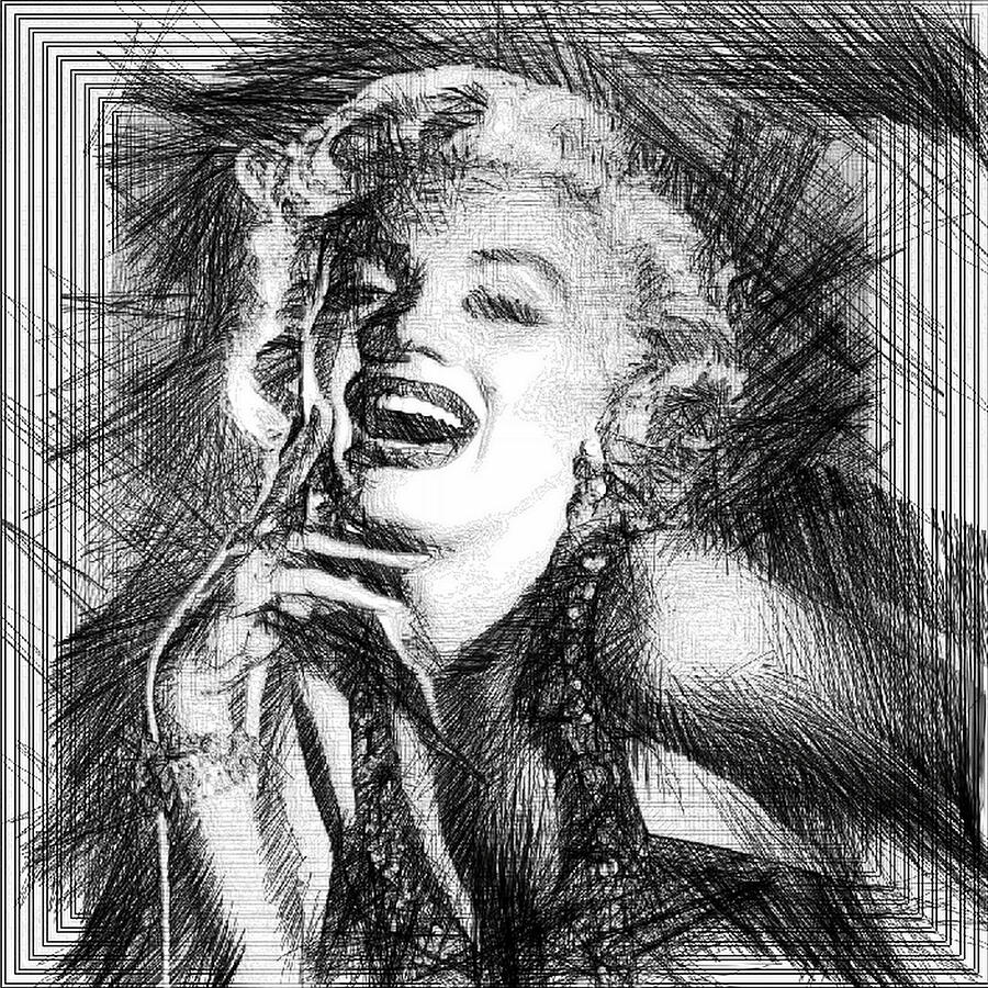 Marilyn Monroe - The One and Only  #2 Digital Art by Rafael Salazar