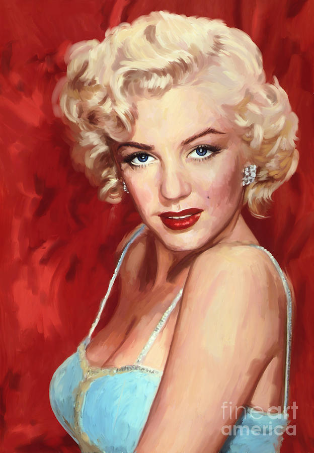 Marilyn Monroe #1 Painting by Tim Gilliland