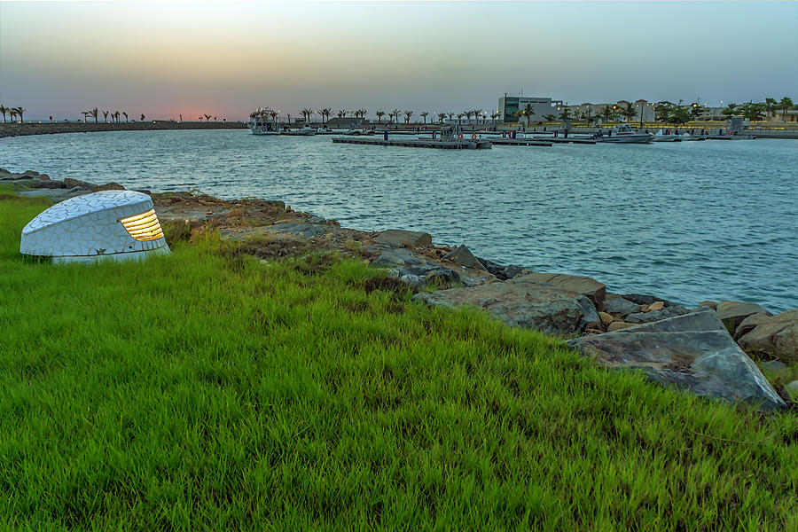 Marina Bay Sunset Photograph