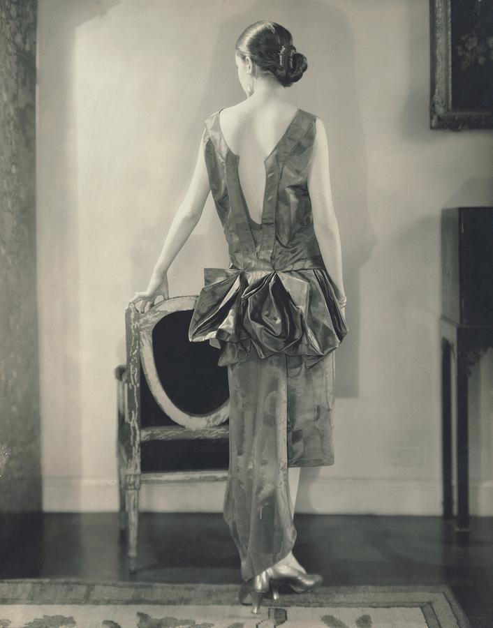 Marion Morehouse Wearing A Louiseboulanger Dress #1 Photograph by Edward Steichen