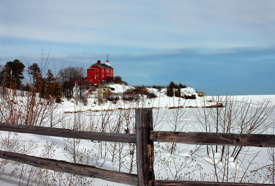 Marquette Michigan Lighthouse Photograph By Upper Peninsula Photography