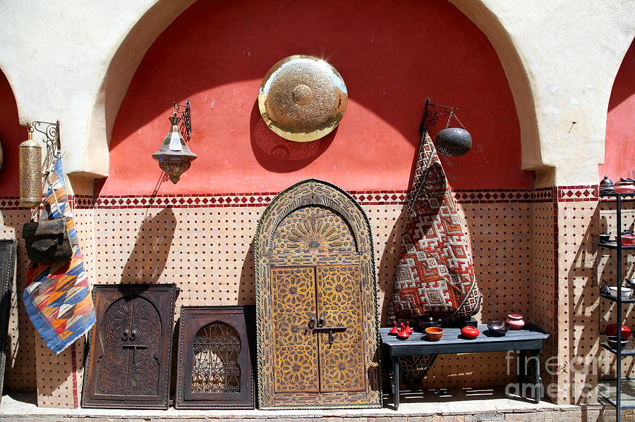 City Photograph - Marrakesh Souk #1 by Sophie Vigneault