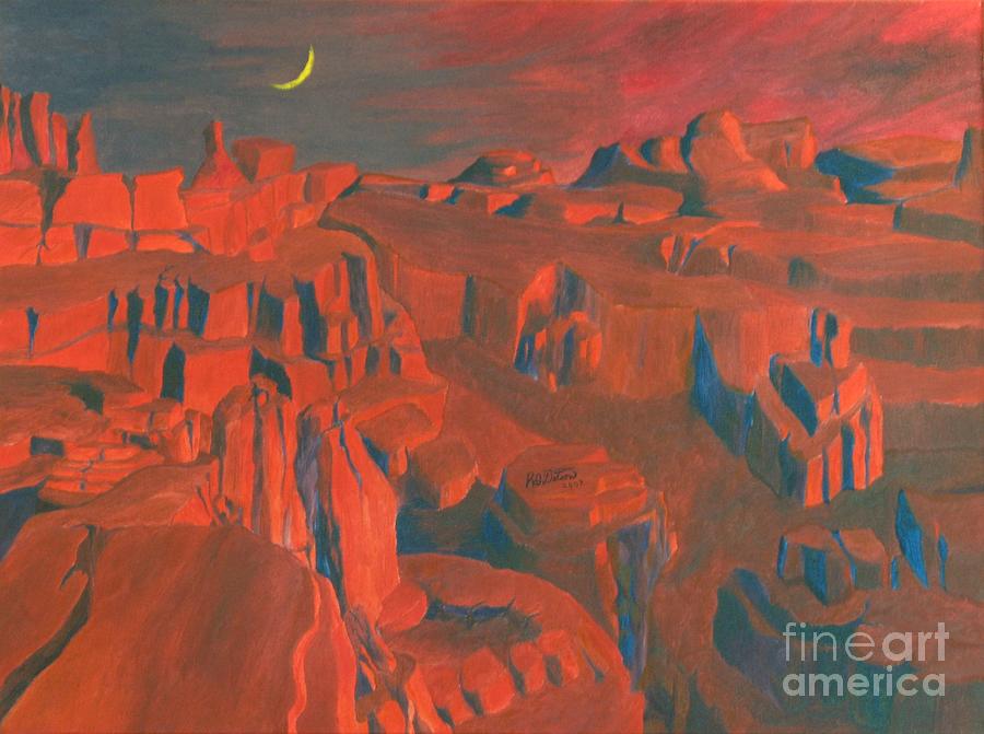 Mars Painting by Richard Dotson