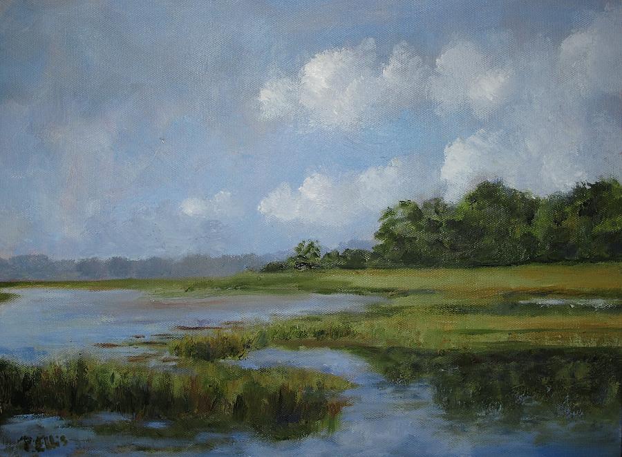 Summer Painting - Marsh Calm by Peggy Ellis