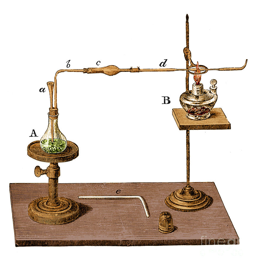 Science Photograph - Marsh Test Apparatus 1867 #2 by Science Source