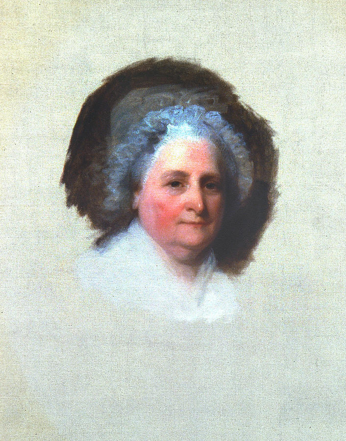 Martha Washington (1731-1802) #1 Painting by Granger