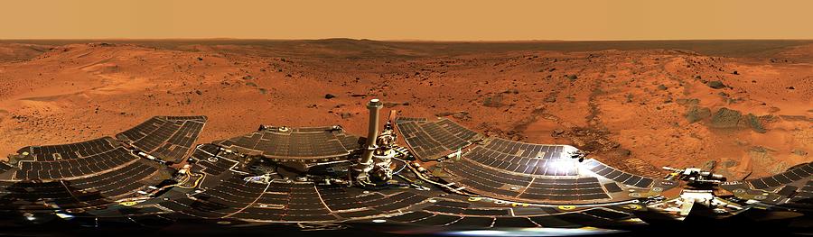 Martian Landscape #1 Photograph by Jpl-caltech/cornell/nasa/science Photo Library