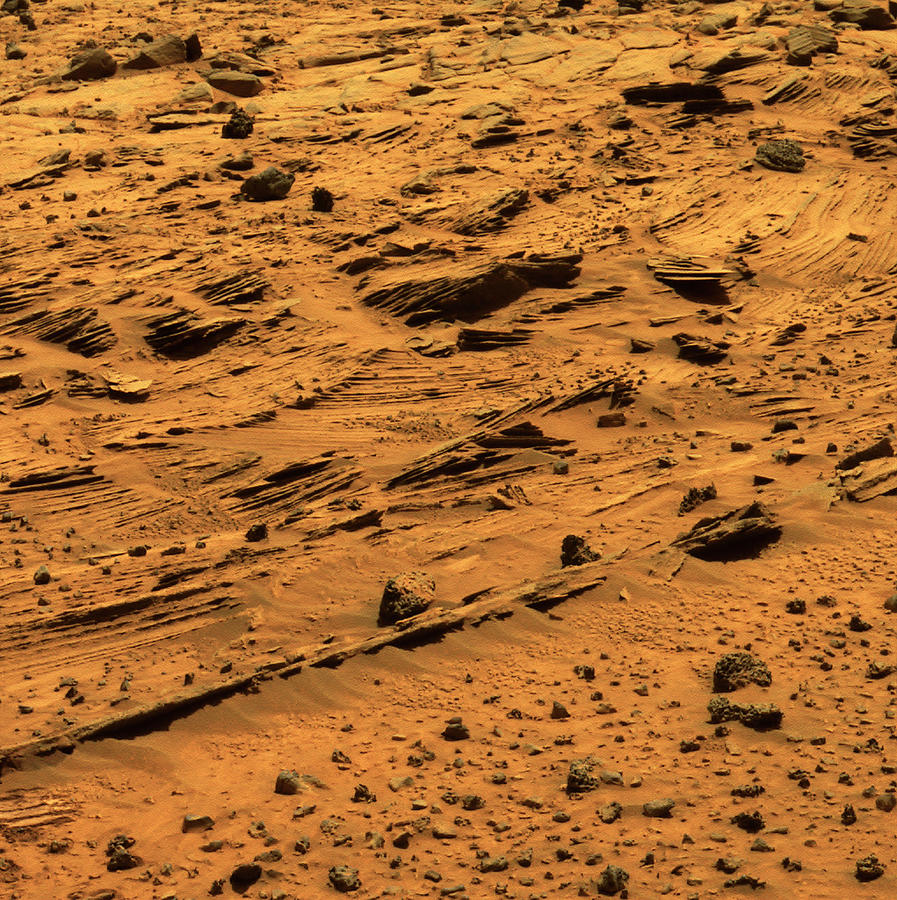 Martian Rocks Photograph by Nasa/jpl-caltech/cornell/science Photo ...