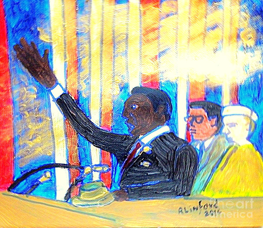Martin Luther King Jr I Have A Dream Speech 1 Painting by Richard W Linford