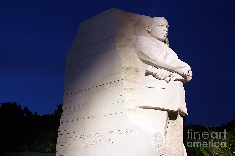 City Photograph - Martin Luther King Memorial #1 by Bill Cobb