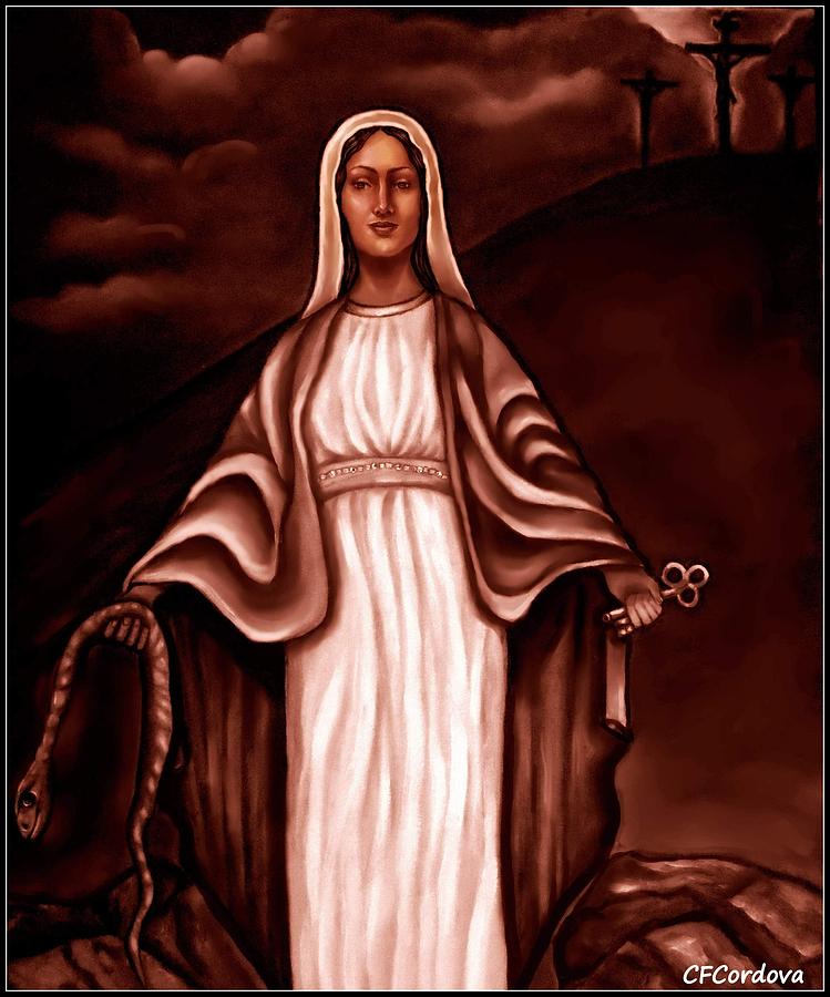 Mary #2 Painting by Carmen Cordova