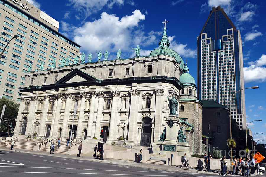 Architecture Photograph - Mary Queen of the World Cathedral Montreal #1 by Jason O Watson