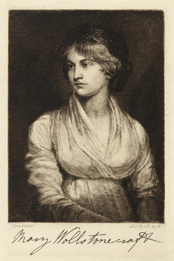 Mary Wollstonecraft Godwin Drawing by Mary Evans Picture Library Fine