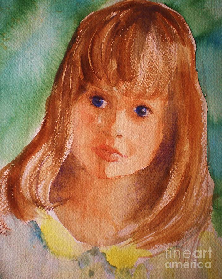 Marys Little Girl #1 Painting by Suzanne McKay