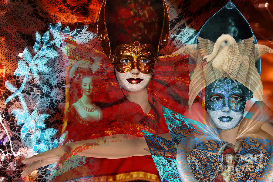 Mascarade #1 Digital Art by Angelika Drake