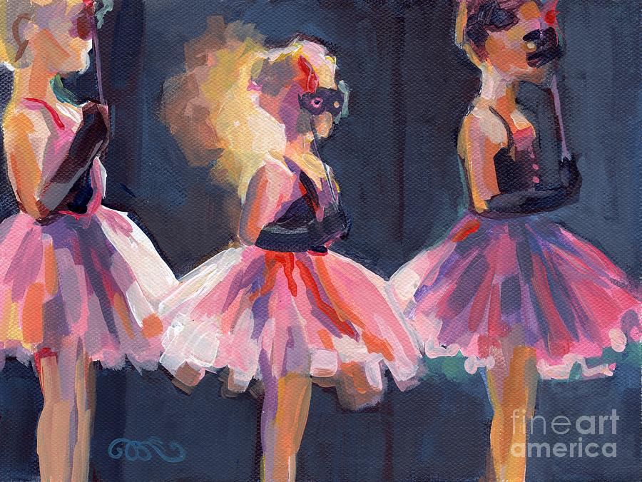 Dance Painting - Masquerade #2 by Kimberly Santini